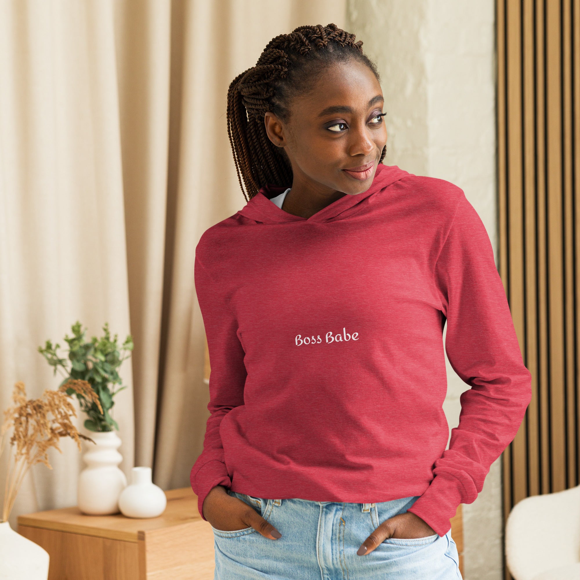 BOSS Babe Hooded Long Sleeve Tee